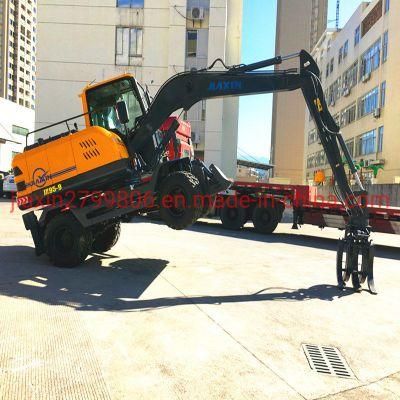 Construction Machinery 9 Ton Wheel Excavator Mini Excavator Excavator Machine