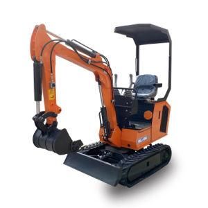 Cheap Price Rl-08 0.87 Ton 7 Kw Mini Crawler Excavator, Small Digger Excavator Rubber Track Europe Excavator Factory