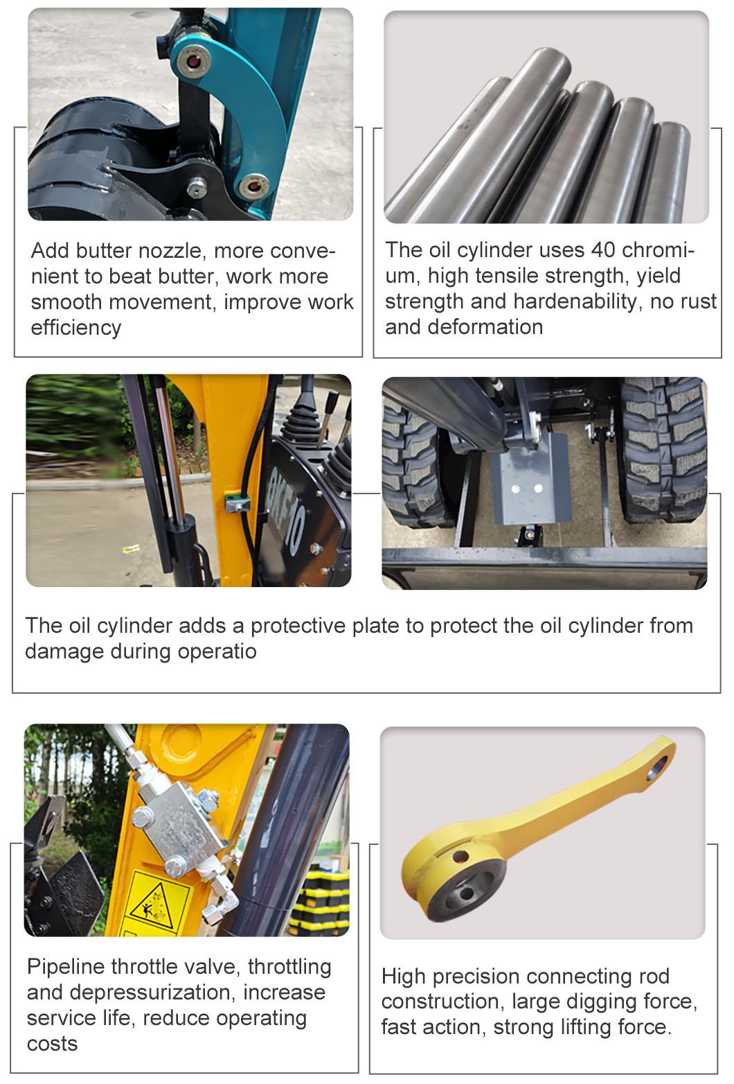 10% off! Hydraulic Mini Crawler Excavators Amphibious New Small Digger 1 Ton Excavator with Cab for Sale