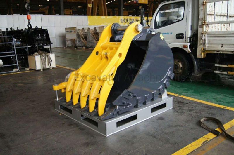 High Repurchase Rate Customization OEM Mini Excavator Hydraulic Rotating Grab Bucket