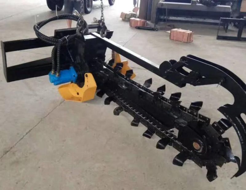 Skid Steer Loader Attachments Disc Ditcher Trencher for Sale