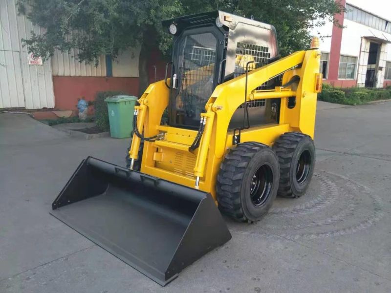 Engineering Construction Equipment 40kw Jc45 Wheel Type Skid Steer Loader with Various Attachments for Sale