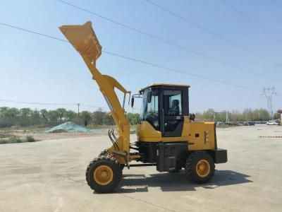 Mini Wheel Loader Machine 4WD Compact Mini Loader Hoflader Construction Machine Farming Wheel Loader