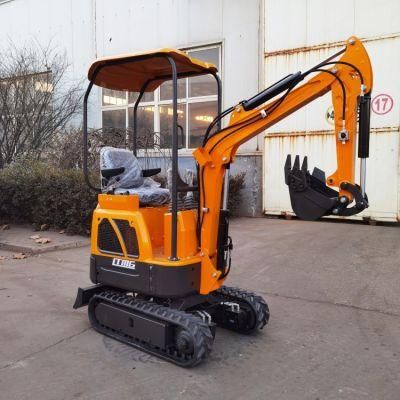 New Excavators 1ton 1.2ton Mini Bagger Excavator for Sale