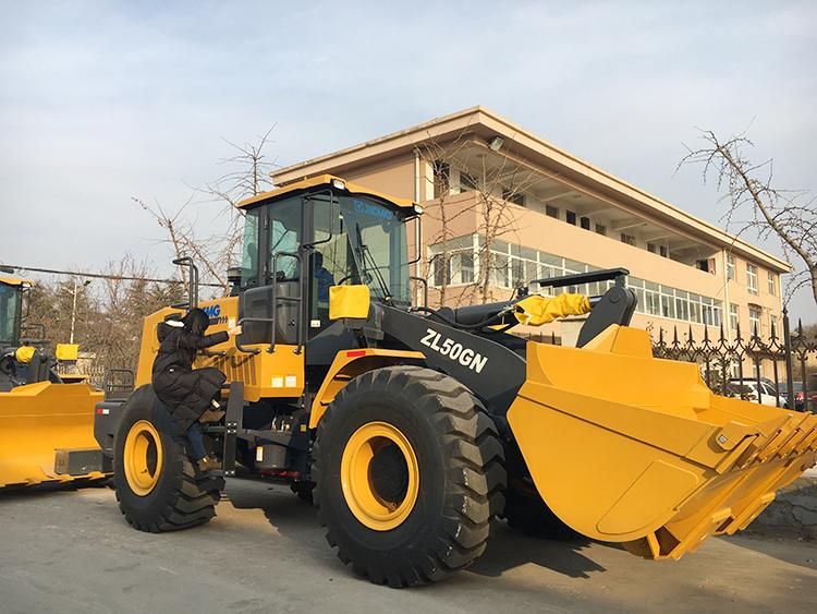 XCMG Official Manufacturer Zl50gn 5 Tons Hydraulic Front Wheel Loader Price for Sale