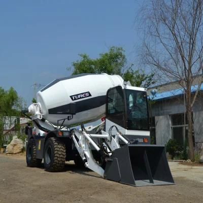 Self Loading Concrete Mixer Truck 4cbm in Uzbekistan