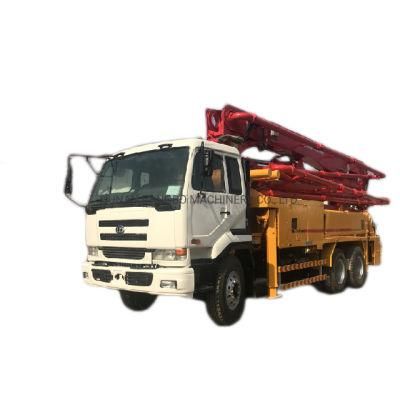 38m Truck-Mounted Concrete Pump with Brand Chassis for Sale