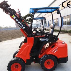 Four Wheel Drive Mini Loader Dy620 with EPA