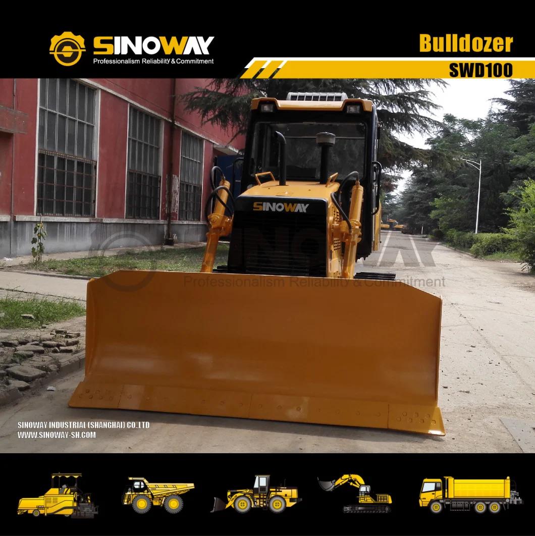 Hot Sale 100HP Bulldozer Sinoway Small Bulldozer for Farmland