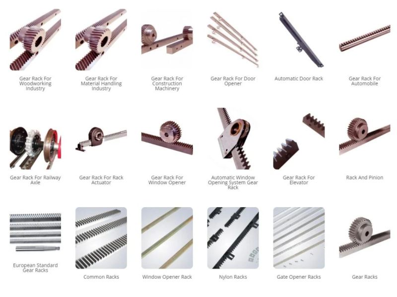 Rack Pinion Steering Gear Wheel Linear Round Flexible Industrial Durable China Manufacturer Stainless Steel Helical Spur Flexible Plastic Rack Pinion Steering
