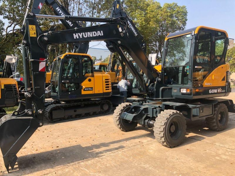R60wvs Hyundai 6tons Tyre Wheel Loader for Sale