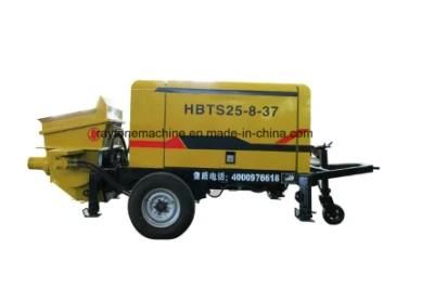 Electric Trailer Mounted Concrete Pump Hbts25-8-37