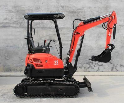 Lgcm LG22 Mini Excavator with Many Kinds of Attachments Auger