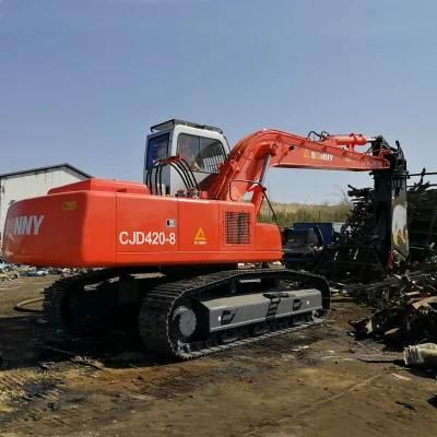BONNY New CJD420-8 42ton Electric Crawler Hydraulic Dismantler for Scrap Cars Waste Automobile Scrapped Vehicle