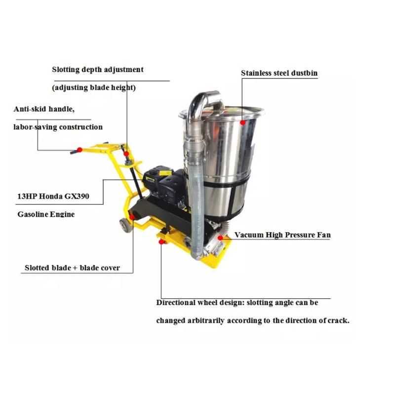 Dust Collector Crack Cutter Pavement Road Machine