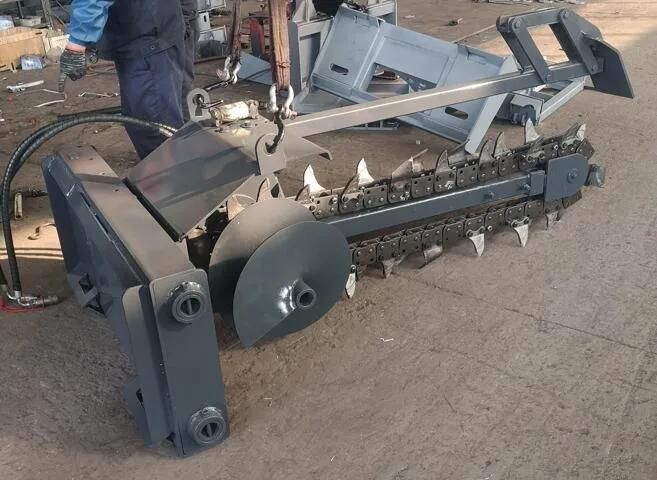 Skid Steer Loader Attachments Disc Ditcher Trencher for Sale