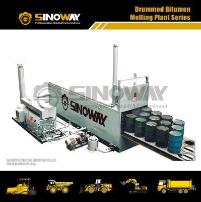3-10 Ton Capaity Drummed Bitumen Melting Equipment