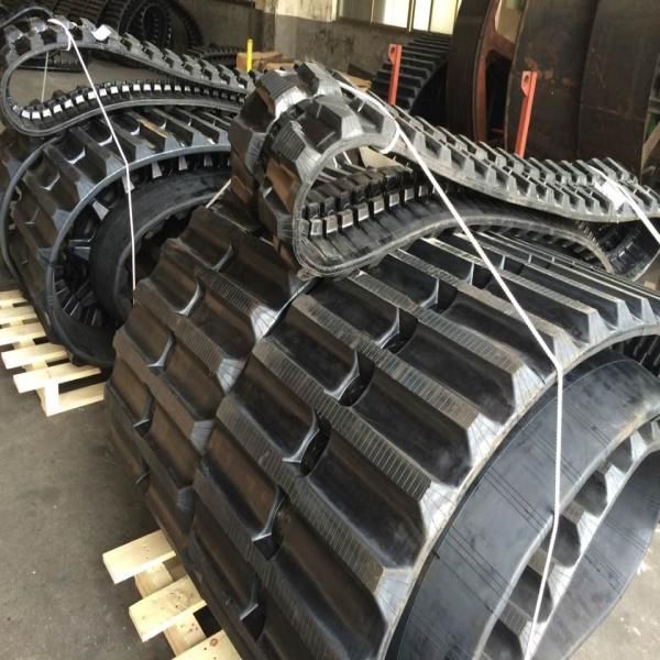 600*125*62 Black Rubber Track for Hanix Rt800 Dumper