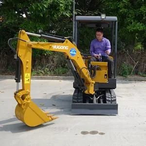 Crawler Compact 1.5t Hydraulic Excavators with Rubber Track