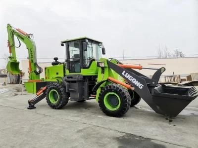 New High Quality Lugong Lx942-45 Loader Backhoe Andattachments with ISO