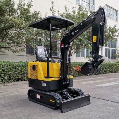 China Cheap Price 1 Ton Trench Digger 1.5 Tonne Miniature Excavator Factory Price for Sale