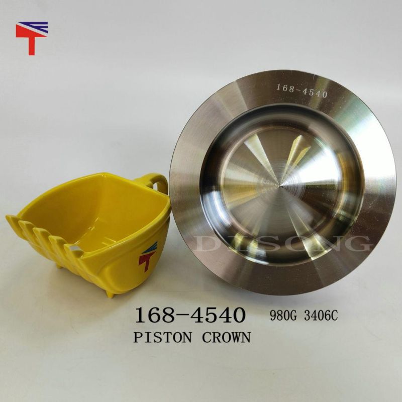 Diesel Engine Engineering Machinery Parts Piston Crown 168-4540 for Building Bulldoz Parts D8r D8n Wheel Loaders Parts 168g Engine Parts 3460c 980c