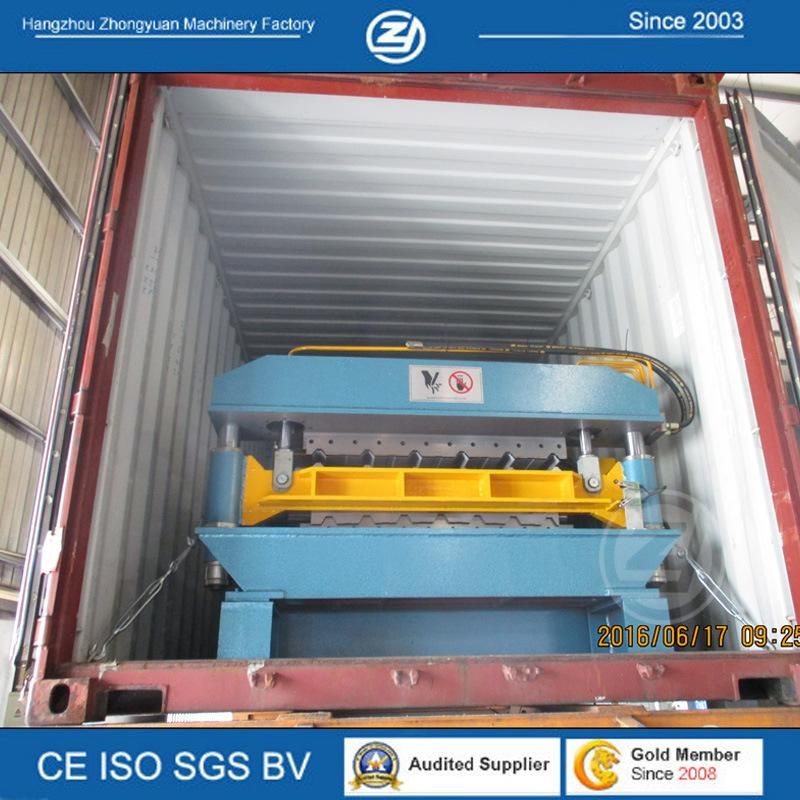 EPS Color Steel Sandwich Panels Production Line Roll Forming Machine with Roof Cold Room Sandwich EPS Panel