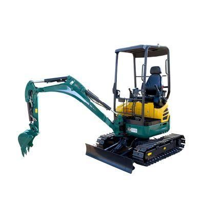 1.8 Ton Hydraulic Crawler Chinese Mini Excavator for Construction