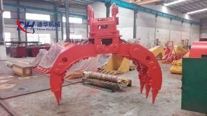15-40t Excavator Equipped Hydraulic Grapple for Wood Grabing