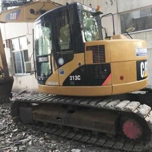 Used Cat 313D Crawler Excavator, Second Hand Caterpillar Digger in Sale