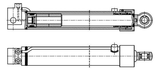Double Acting Hydraulic Support Cylinder for Construction Machinery