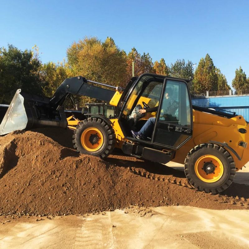 3 Tons Telehandler Forklift 4X4 Telescopic Boom Wheel Loader, 4X4 Wheel Loader with Telescopic Boom