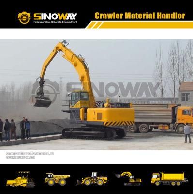 60ton Crawler Material Grabbing Excavator with Electrical Power