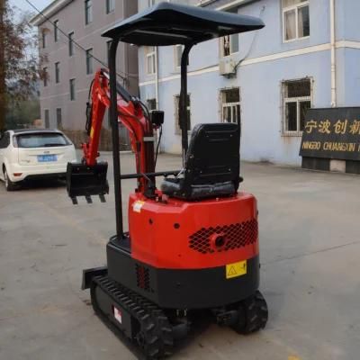 Small Project Machinery 1000kgs Hydraulic Excavator with Diesel Engine