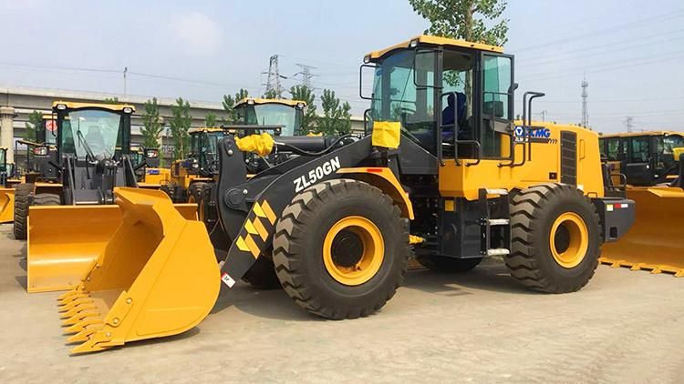 XCMG 5ton New Construction Equipment Mini Front End Wheel Loader Zl50gn with Ce