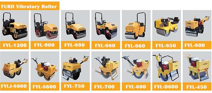 500kg Hydraulic Motor Driving Walk Behind Road Roller Vibrator with CVT