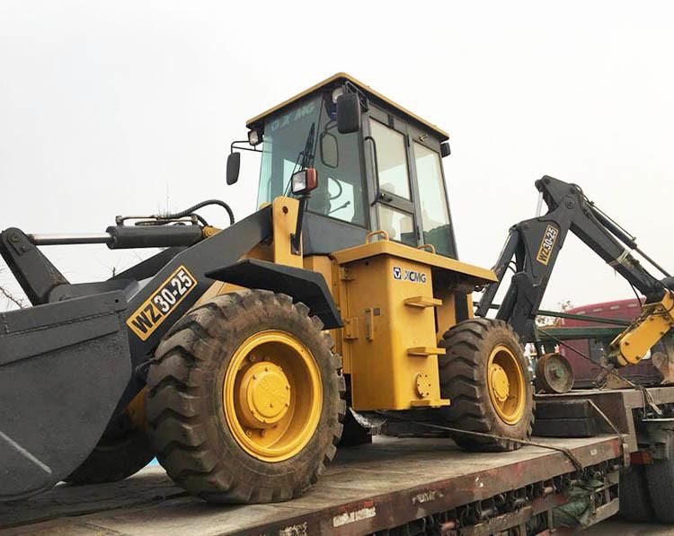 Famous Brand and Good Quality XCMG Backhoe Loader Wz30-25 3t Tractor with Backhoe and Front Loader