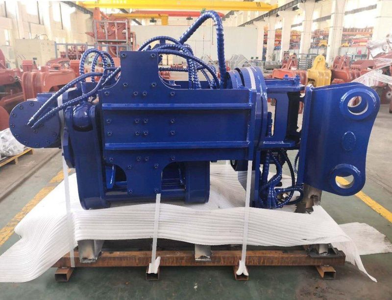 Free Shipping Cat324 Excavator Sheet Pile Vibro Hammer with Installation Pipelines