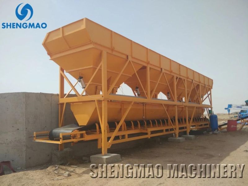 Hzs60 Stationary Full-Automatic Wet Mix Belt Conveyor Concrete Mixer Plant Factory Sale