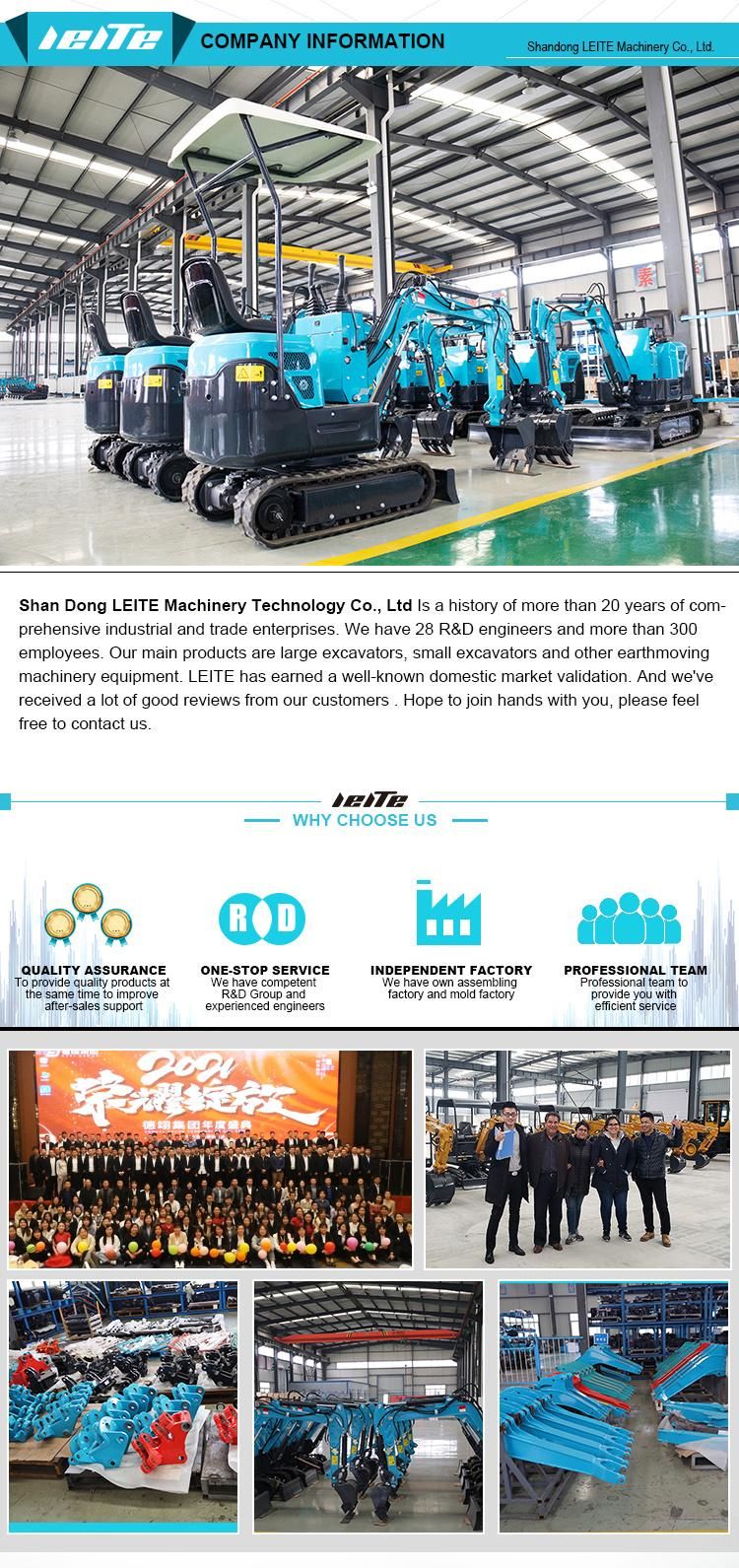 Hydraulic Digger Mini Excavator 2 T 3 T Cheap Price Mini Excavator for Engineering Construction Garden Orchard Transformation