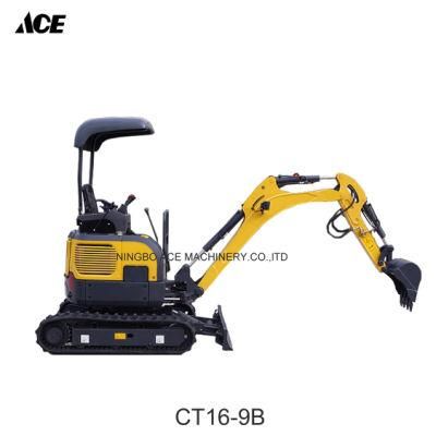 High Quality Farm Machinery 1.6ton Mini Excavator for Sale