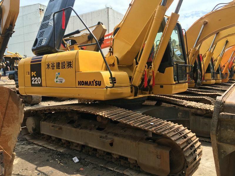 Japan Original 22t Used Komatsu PC220-7 Crawler Excavator Komatsu PC220 PC200 Excavator