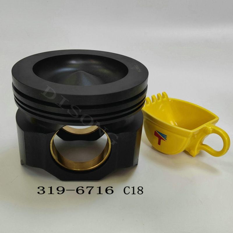 High-Performance Diesel Engine Engineering Machinery Parts Piston 319-6716 for Wheel Loaders Parts E390d C18 C27 C32 Generator Set Diameter 145mm