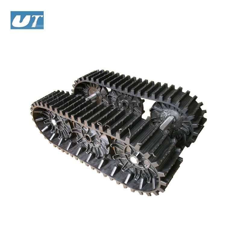 Rubber Track Chassis Track Undercarriage with Final Drive Travel Motor