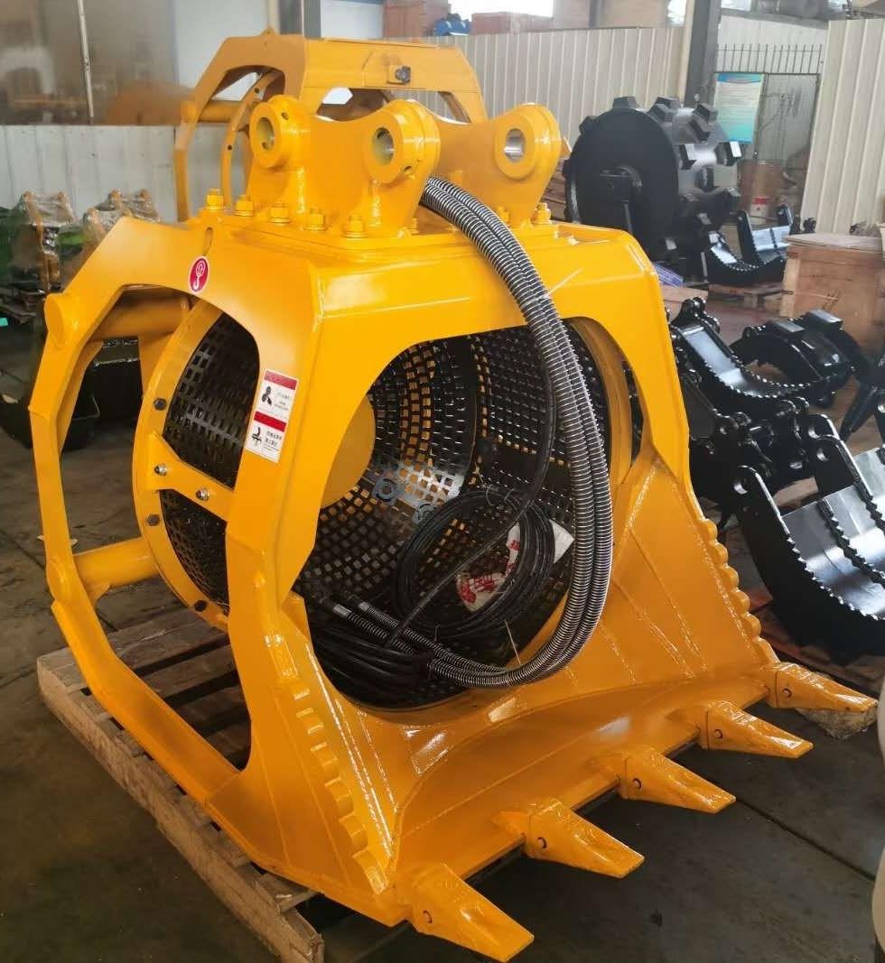 Screening Bucket with Rotary Sieve Rotating Bucket for Sand Recycling