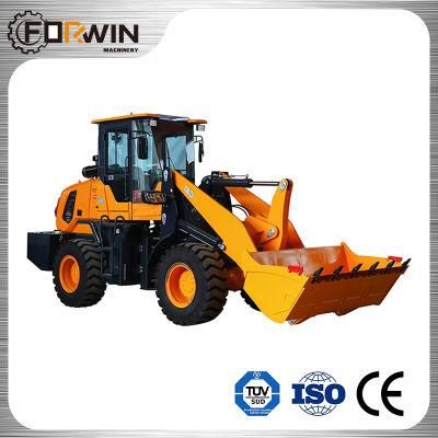 ISO CE New Generation Agricultural Machinery Construction Compact Payloader Small Mini Front End Wheel Loader Cheap Price for Sale 1.8ton