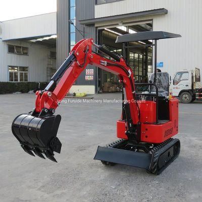 Widely Used 1 Ton Mini Excavator Small Digger Backhoe for Sale