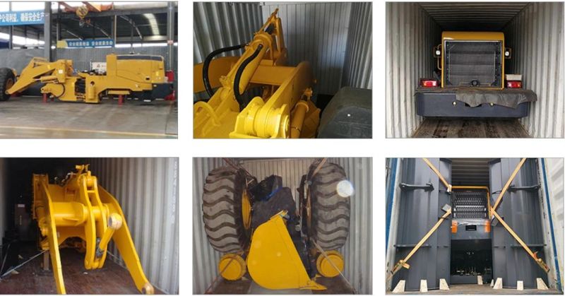 China Skid Steer Hydraulic Four Wheel Small/Mini Loaders Bucket