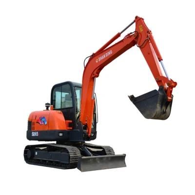 Shanding Brand Excavator 5 Tons Hydraulic Excavator