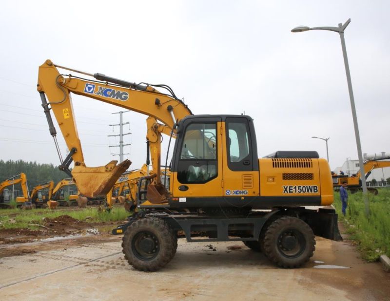 XCMG Xe150wb Excavator Wheel 15 Ton Hydraulic Wheel Excavator for Sale